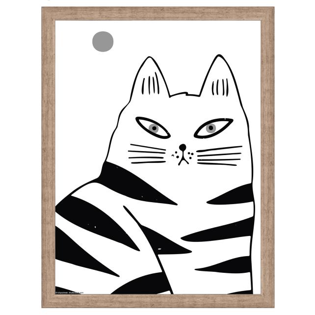 Raam Liv Hall 30x40 cm - paspartuu Valge 22x32 cm