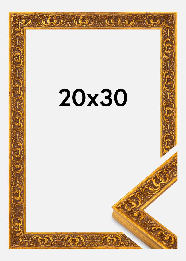 Raam Amber Akryl Klaas Kuld 20x30 cm