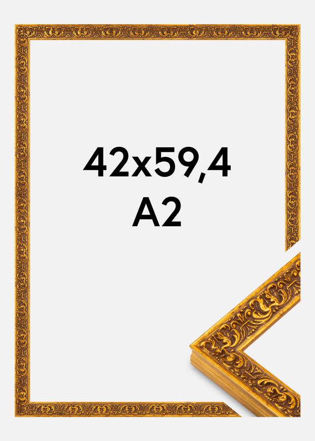 Raam Amber Akrylklaas Kuld 42x59,4 cm (A2)