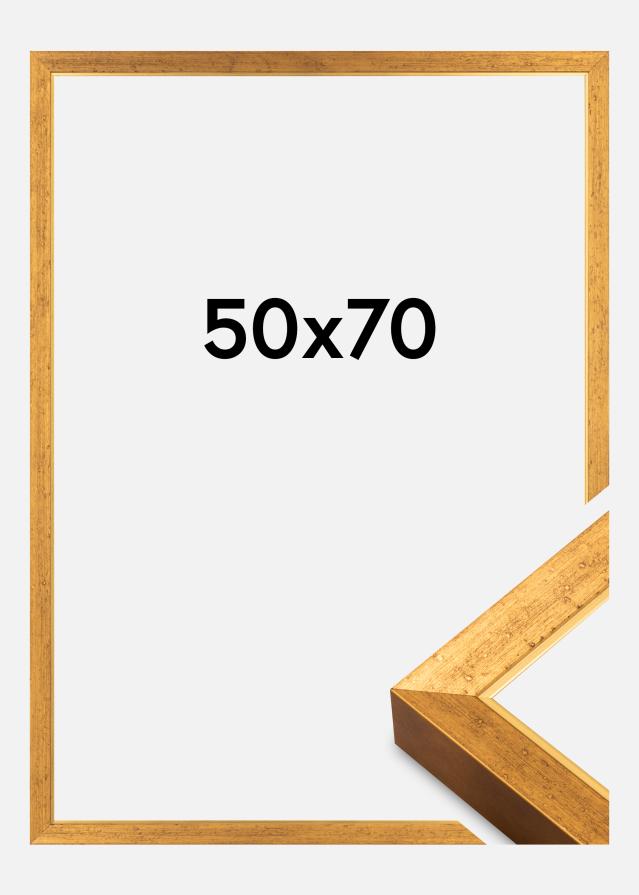 Raam Brema Akrüülklaas Kuld 50x70 cm