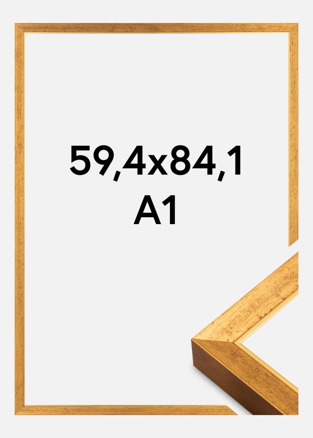 Raam Brema Akryüülklaas Kuld 59,4x84,1 cm (A1)