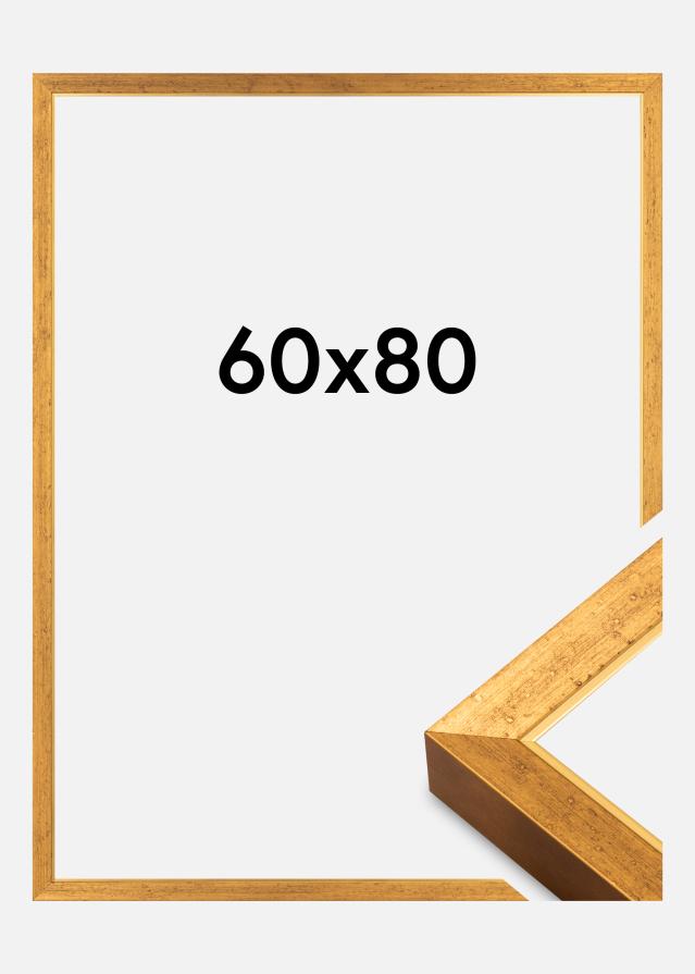 Raam Brema Akrüülklaas Kuldne 60x80 cm