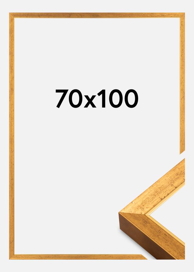 Raam Brema Akrüülklaas Kuld 70x100 cm