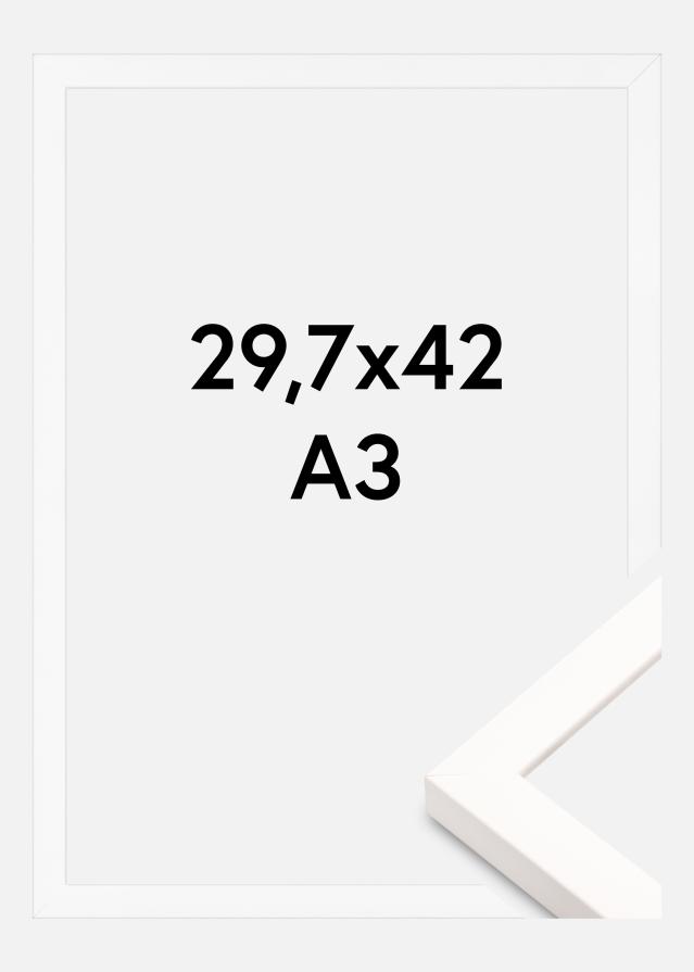 Raam Brooke Akrüülklaas Valge 29,7x42 cm (A3)