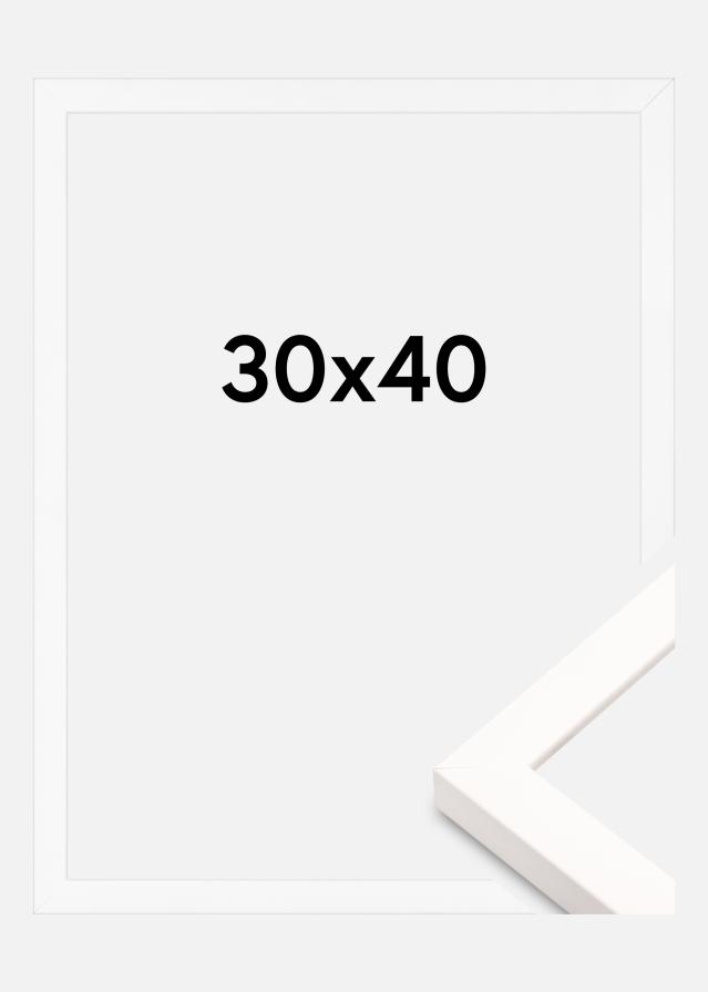 Raam Brooke Akrüülklaas Valge 30x40 cm