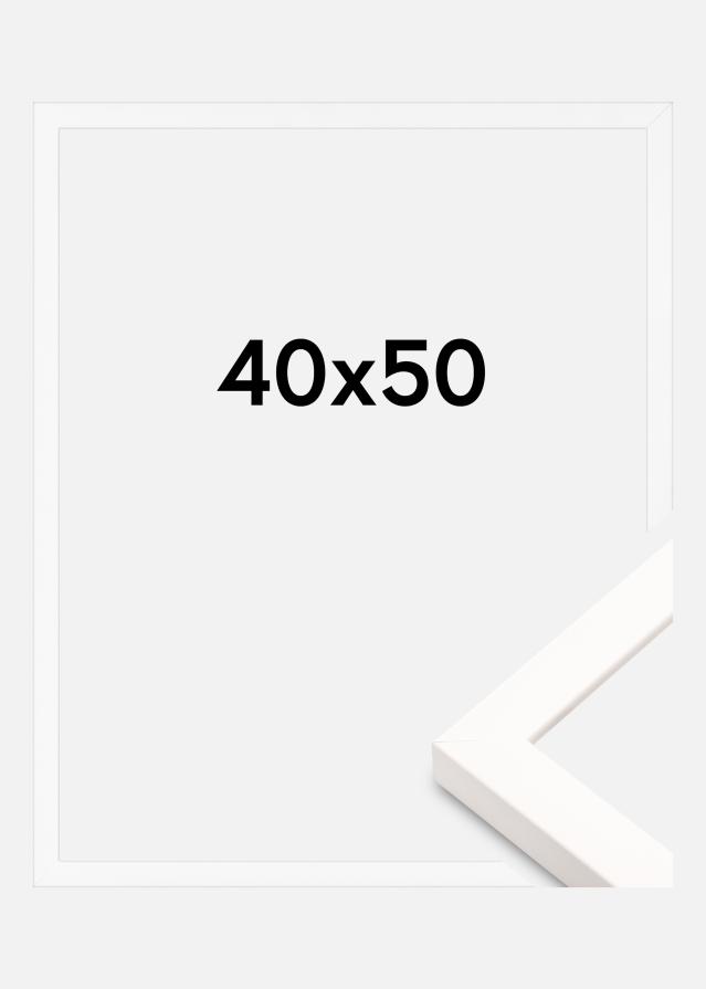 Raam Brooke Akrüülklaas Valge 40x50 cm