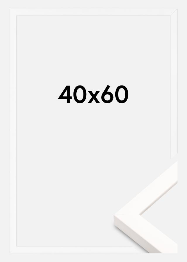 Raam Brooke Akvaariumklaas Valge 40x60 cm