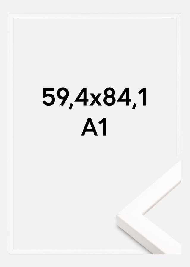 Raam Brooke Akryl Klaas Valge 59,4x84,1 cm (A1)