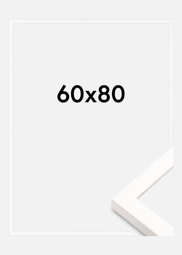 Raam Brooke Akrüülklaas Valge 60x80 cm