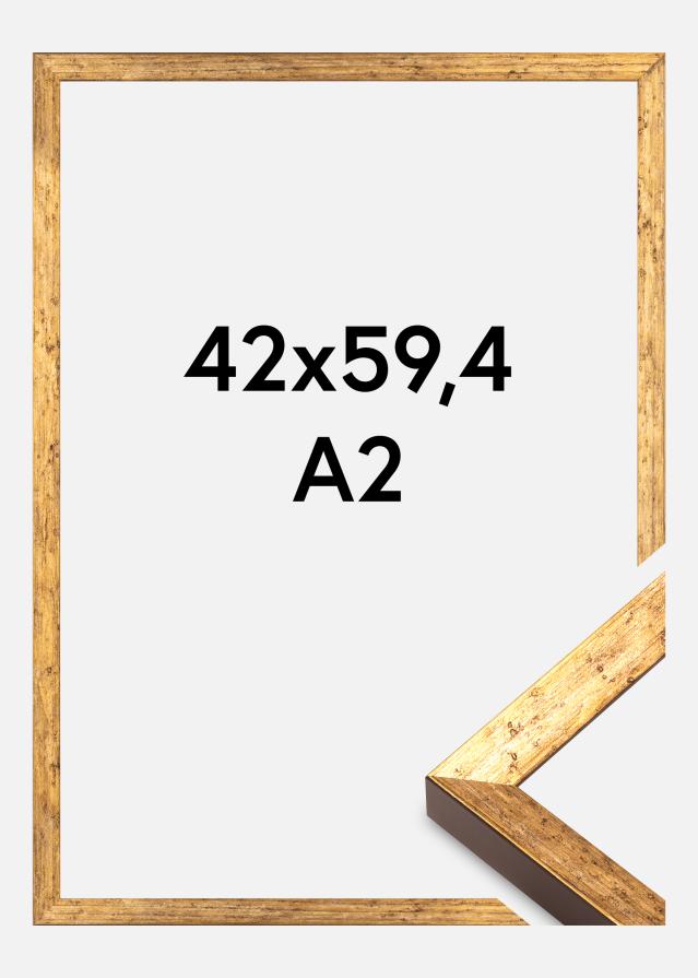 Raam Dune Akrüülklaas Kuld 42x59,4 cm (A2)