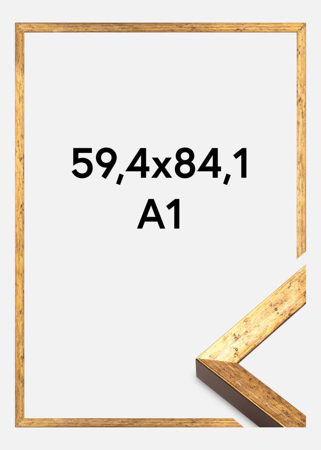 Raam Dune Akrüülklaas Kuld 59,4x84,1 cm (A1)