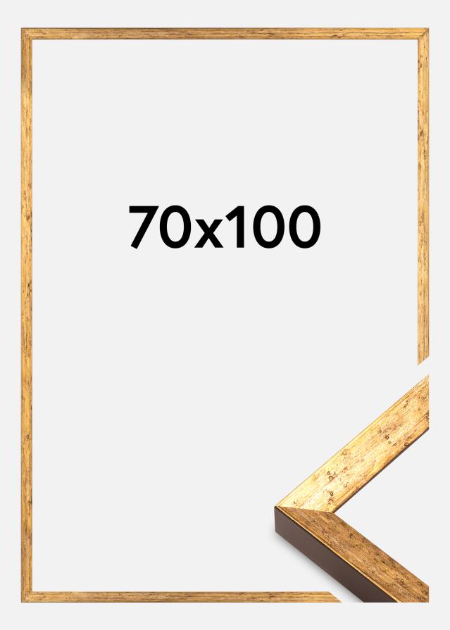 Raam Dune Akrüülklaas Kuld 70x100 cm