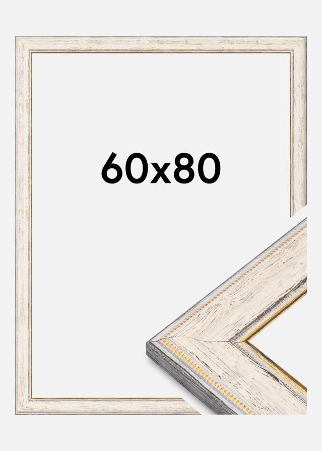 Raam Fabriano Akrüülklaas Valge 60x80 cm