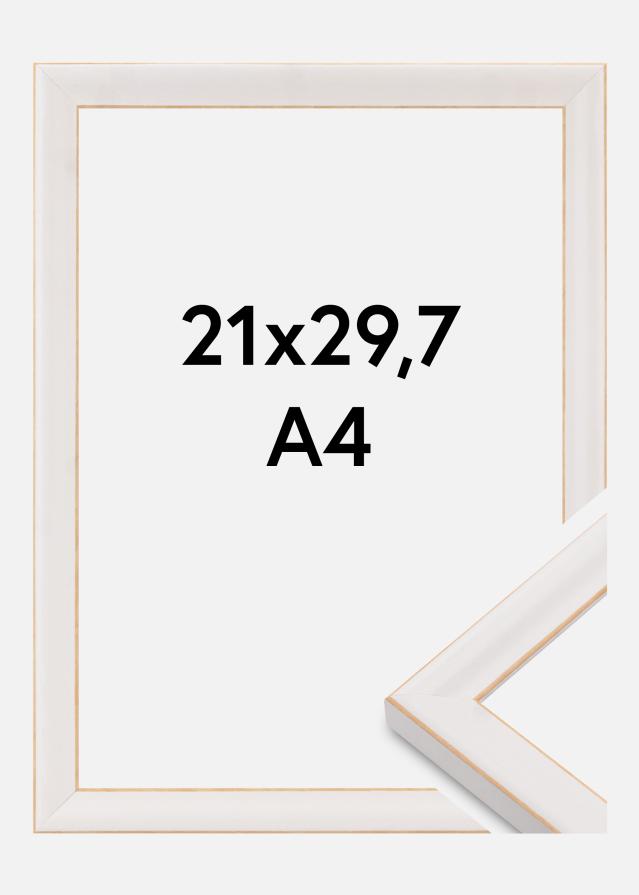 Raam Marie Claire Akrüülklaas Valge 21x29,7 cm (A4)