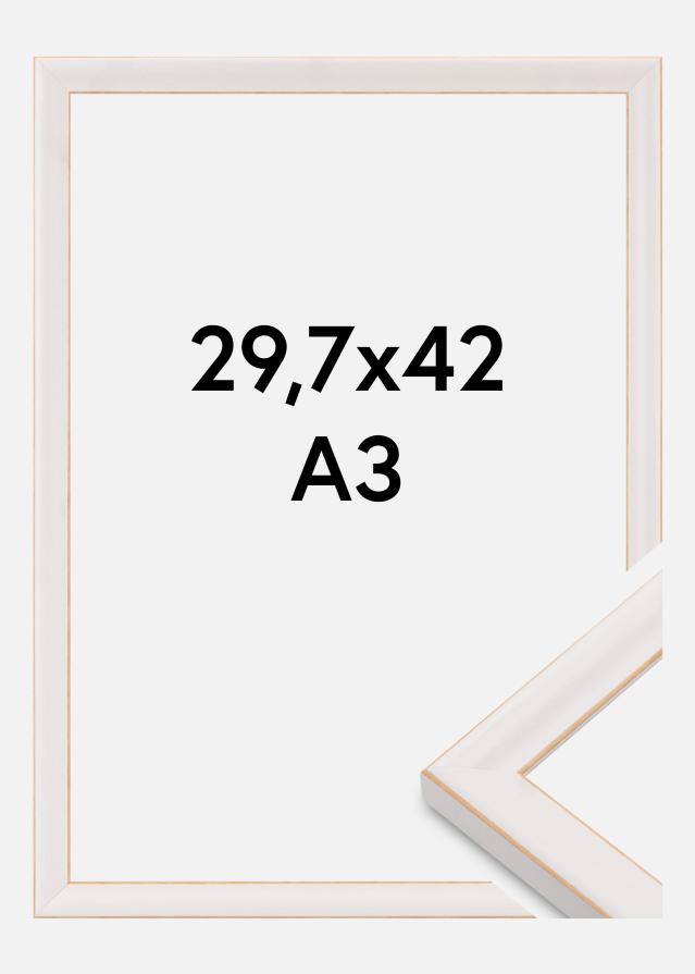 Raam Marie Claire Akrüülklaas Valge 29,7x42 cm (A3)