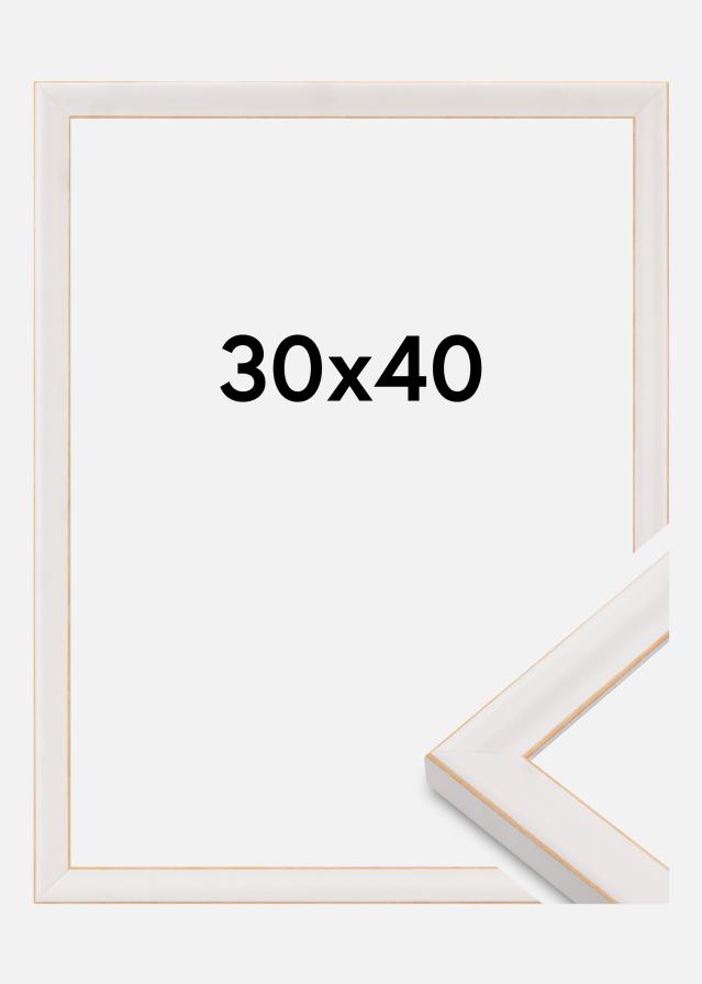 Raam Marie Claire Akrüülklaas Valge 30x40 cm