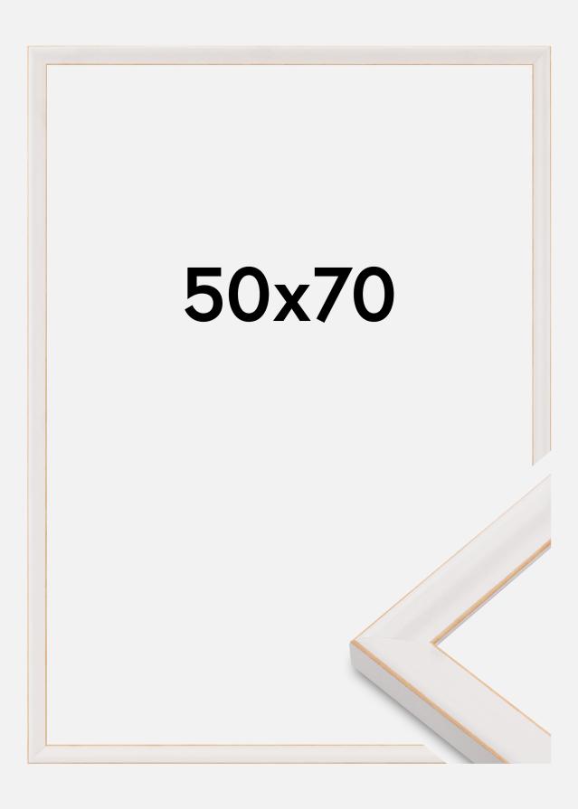 Raam Marie Claire Akrüülklaas Valge 50x70 cm