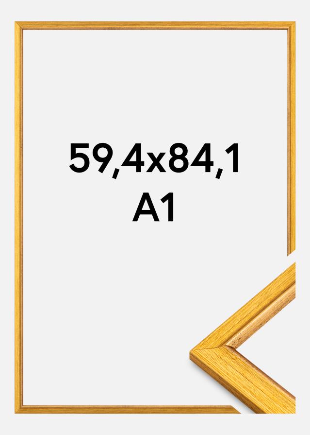 Raam Marisa Akrüülklaas Kuld 59,4x84,1 cm (A1)