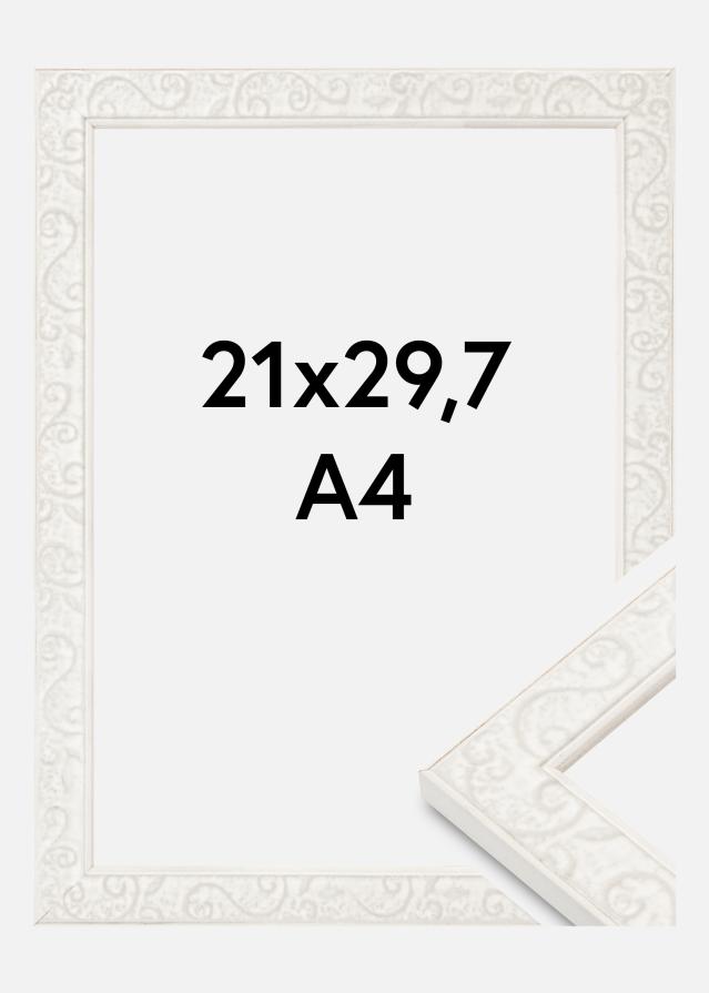 Raam Milton Akrüülklaas Valge 21x29,7 cm (A4)