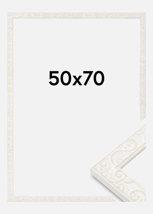 Raam Milton Akrüülklaas Valge 50x70 cm
