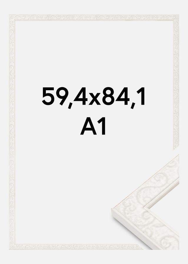 Raam Milton Akrüülklaas Valge 59,4x84,1 cm (A1)