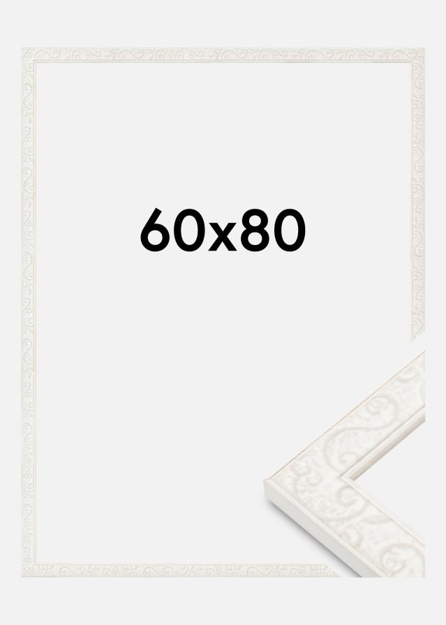 Raam Milton Akende Klaas Valge 60x80 cm