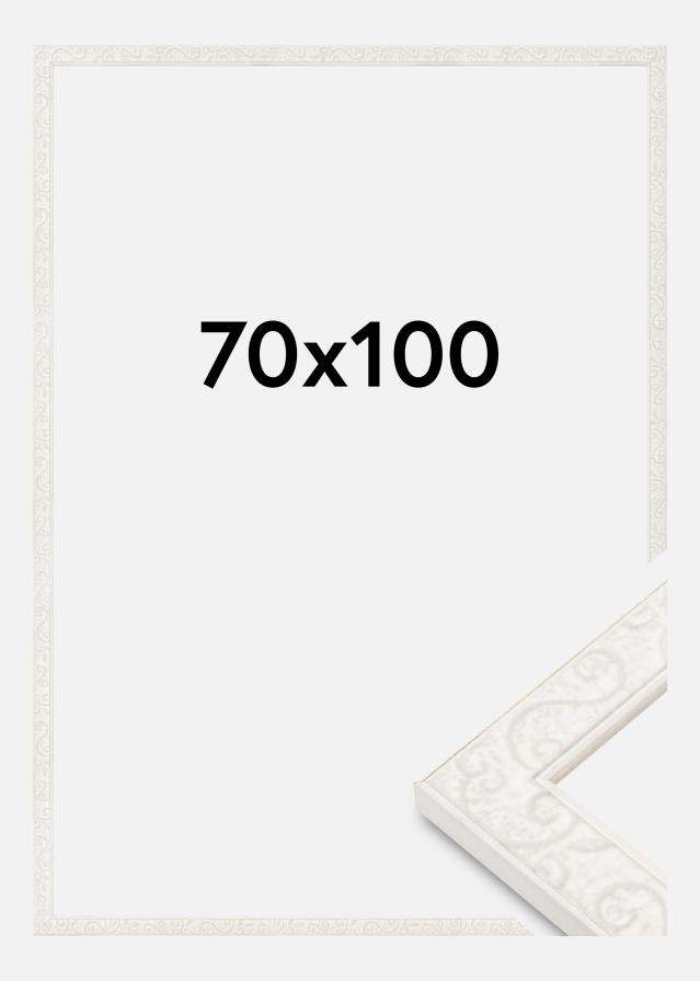 Raam Milton Akrüülklaas Valge 70x100 cm