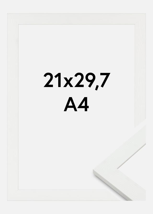 Raam Sandra Akrüülklaas Valge 21x29,7 cm (A4)