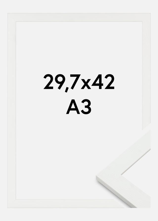 Raam Sandra Akrüülklaas Valge 29,7x42 cm (A3)