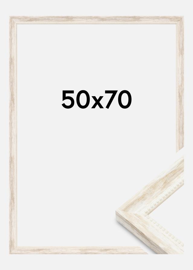 Raam Soledad Akrüülklaas Valge 50x70 cm