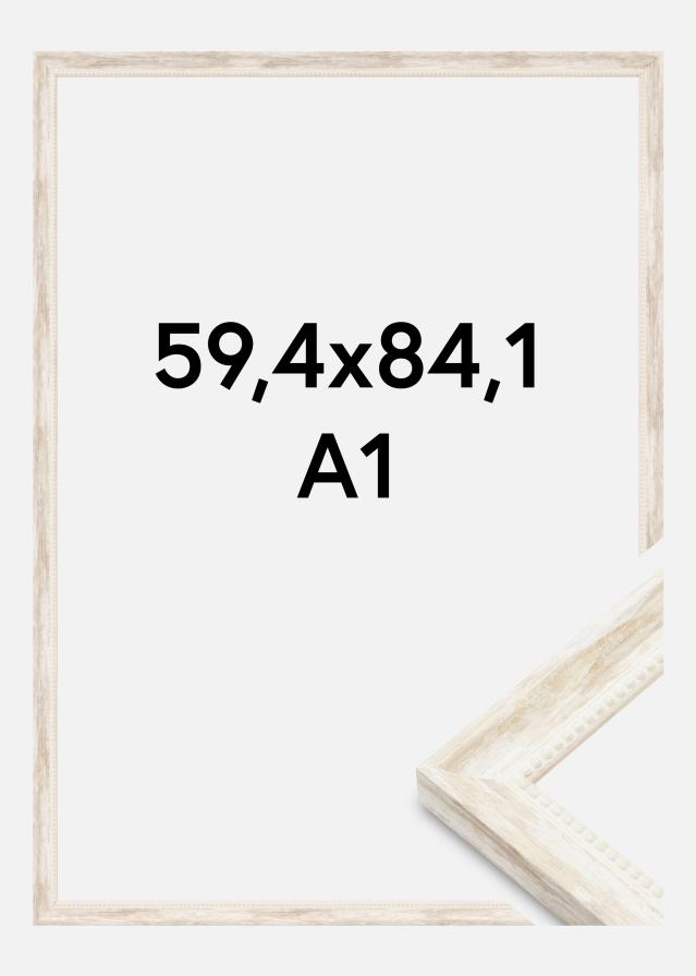 Raam Soledad Akrüülklaas Valge 59,4x84,1 cm (A1)