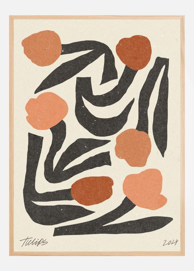 Modern Flower 03 Plakat