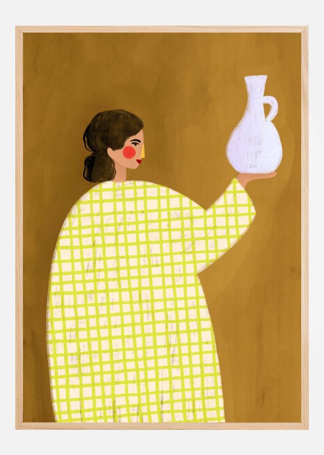 The Woman With Vase Plakat