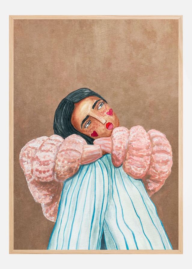 Dreaming girl Plakat