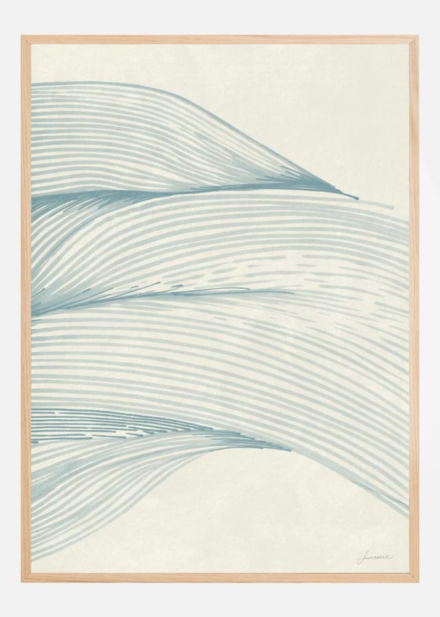 Ocean in lines 01 Plakat