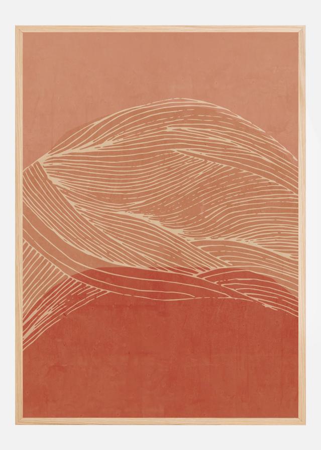 Abstract From the road Plakat