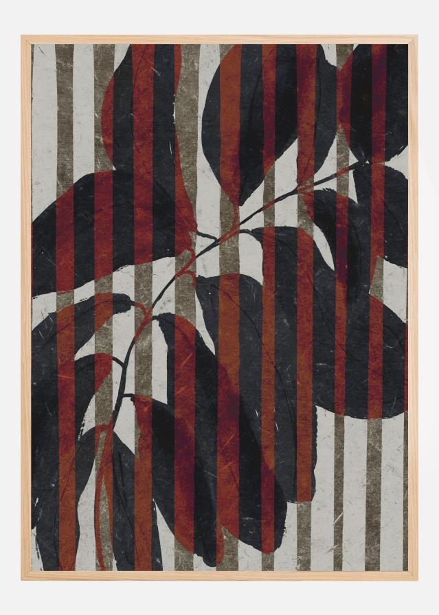 Plant And Stripes Plakat