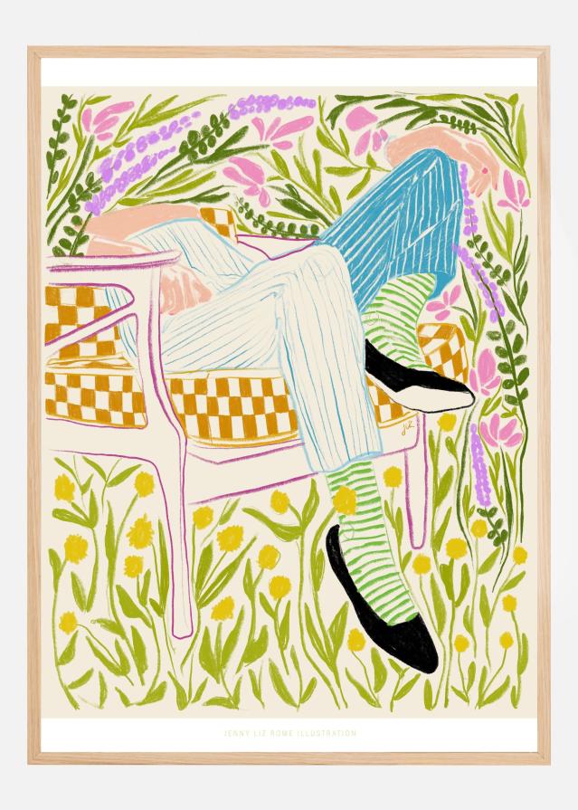 Jlr Quiet in the garden 2 Plakat