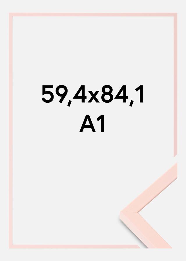 Colorful Akruulklaas roosa 59,4x84,1 cm (A1)