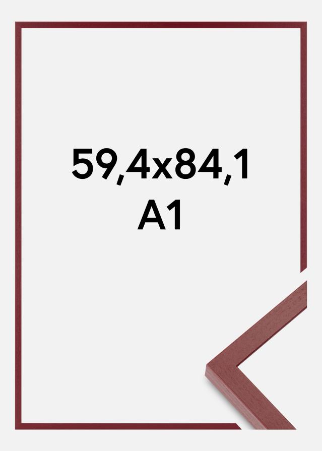 Colorful Akruulklaas punane 59,4x84,1 cm (A1)
