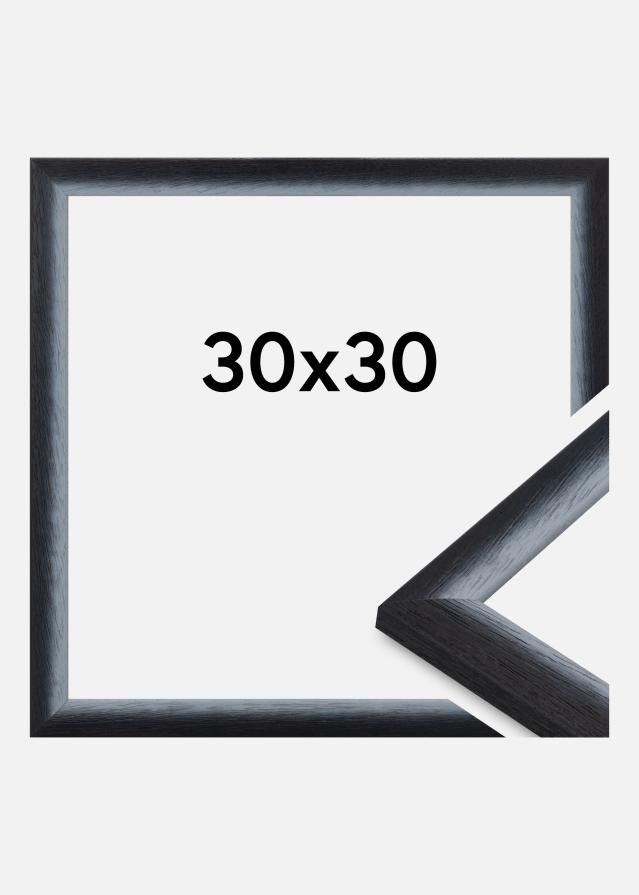 Raam Cornwall Akrüülklaas Must 30x30 cm