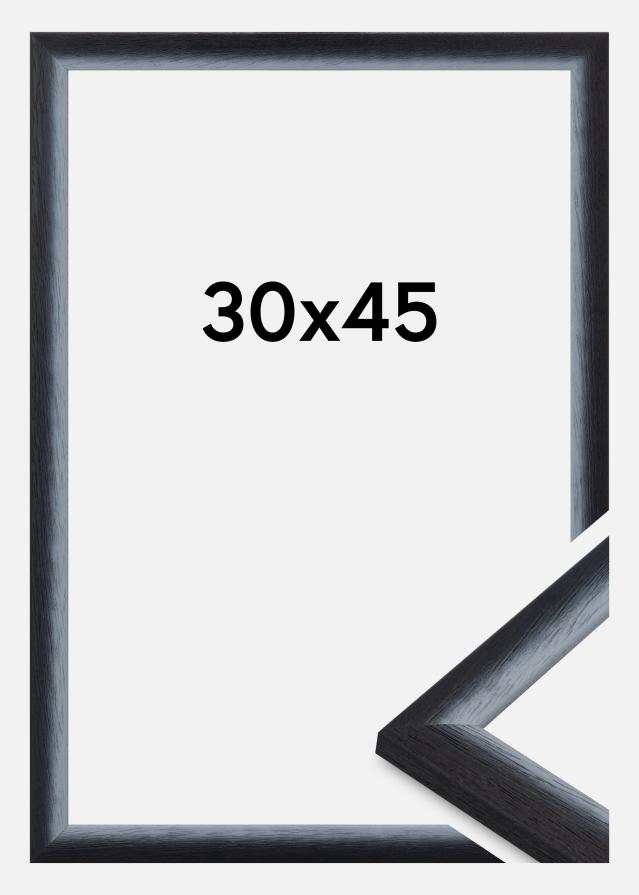 Raam Cornwall Akrüülklaas Must 30x45 cm