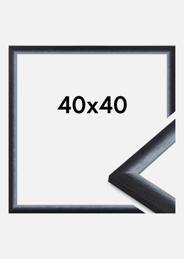 Raam Cornwall Akrüülklaas Must 40x40 cm