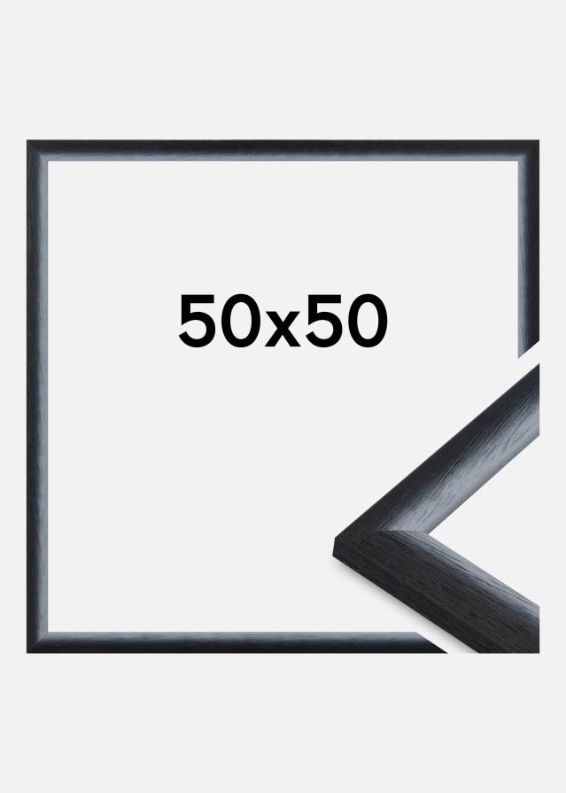 Raam Cornwall Akrüülklaas Must 50x50 cm