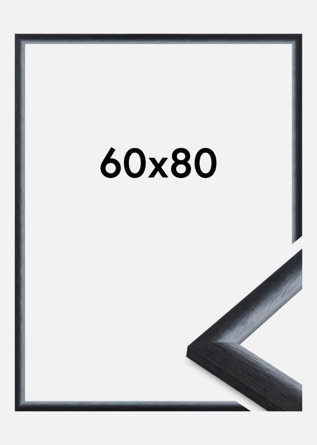 Raam Cornwall Akrüülklaas Must 60x80 cm