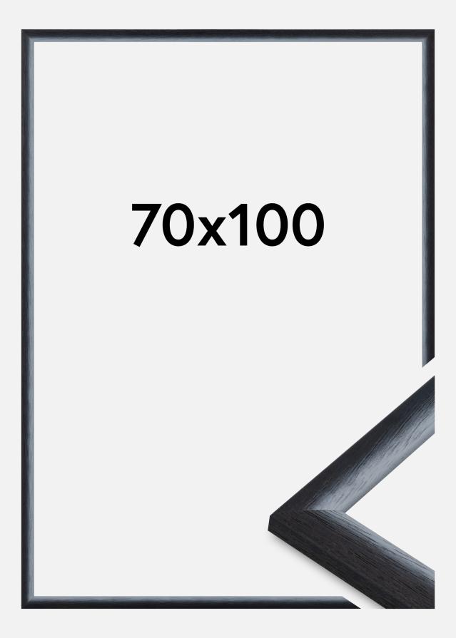 Raam Cornwall Akrüülklaas Must 70x100 cm