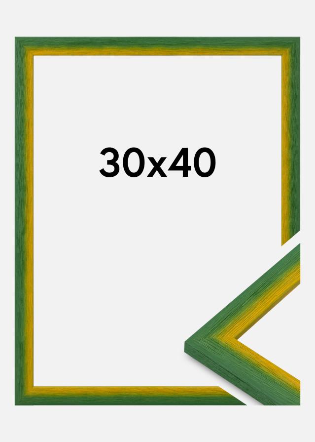 Raam Cornwall Akrüülklaas Roheline 30x40 cm