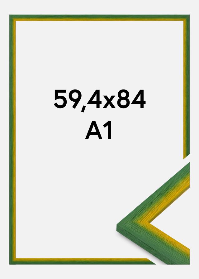 Raam Cornwall Akrüülklaas Roheline 59.4x84 cm (A1)