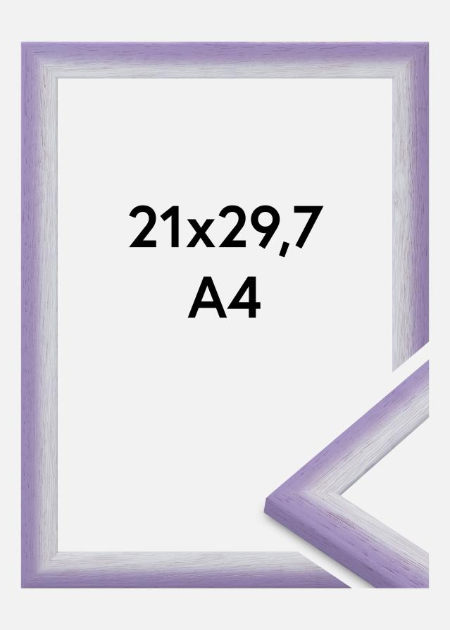 Raam Cornwall Akrüülklaas Hele lilla 21x29.7 cm (A4)