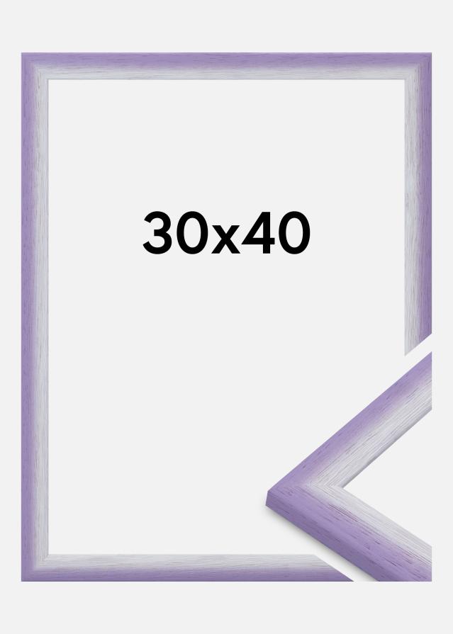 Raam Cornwall Akrüülklaas Hele lilla 30x40 cm
